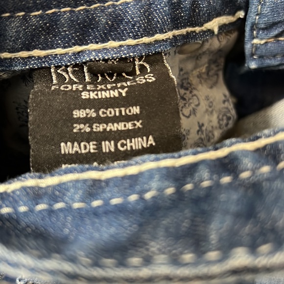 Be rock for Express skinny jeans size 6R - Picture 12 of 13